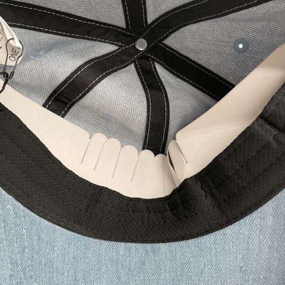 Zyia Active Light Denim Baseball Hat NWT Adjustable One Size Unisex 100% Cotton - Picture 9 of 11